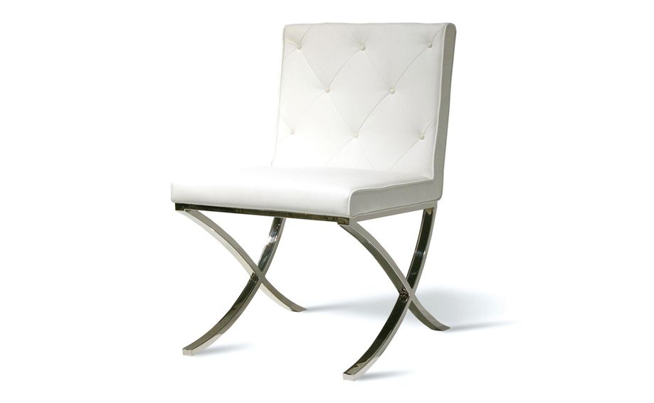 Chaise design blanc