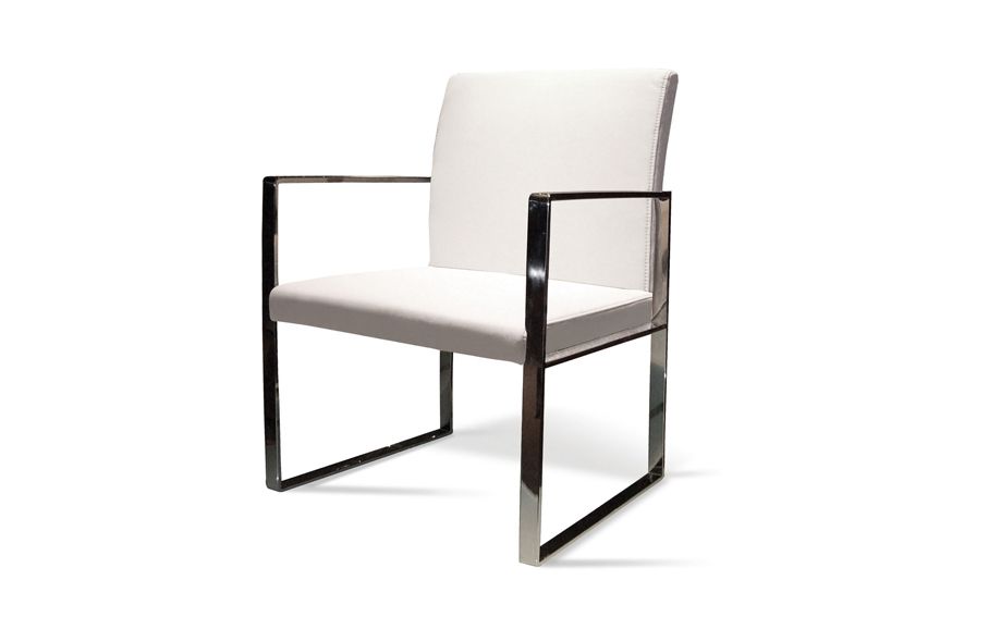 Chaise moderne en cuir