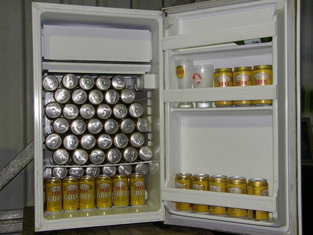 beer fridge for shed