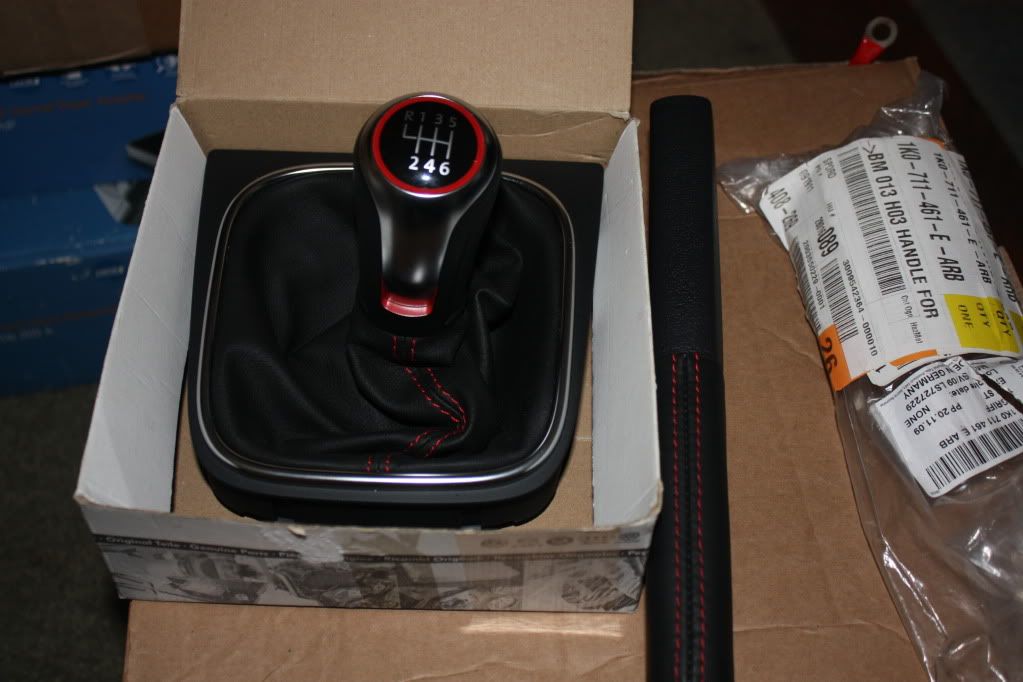 mk6 GTI 6MT Shift Knob and GTI EBrake Boot 250 Rockland County NY