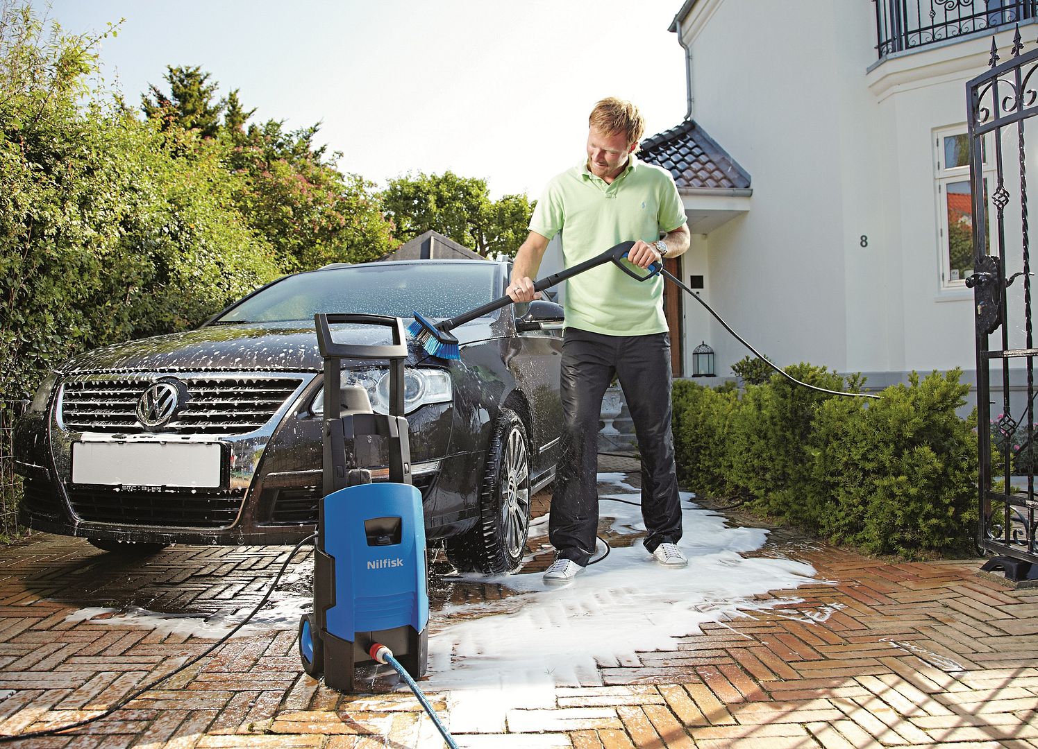 Pressure Washer Nilfisk C120.36 PAD+Accessories Patio/Drain ToolCar