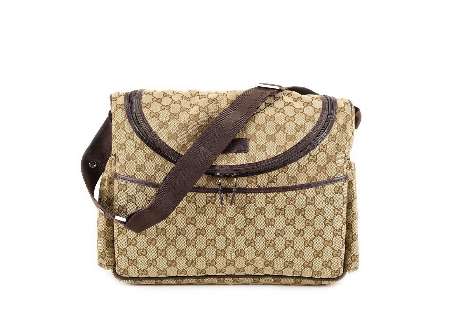 Gucci GG Supreme Canvas Diaper Bag | eBay