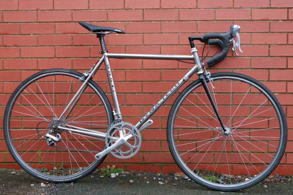 raleigh titanium road bike