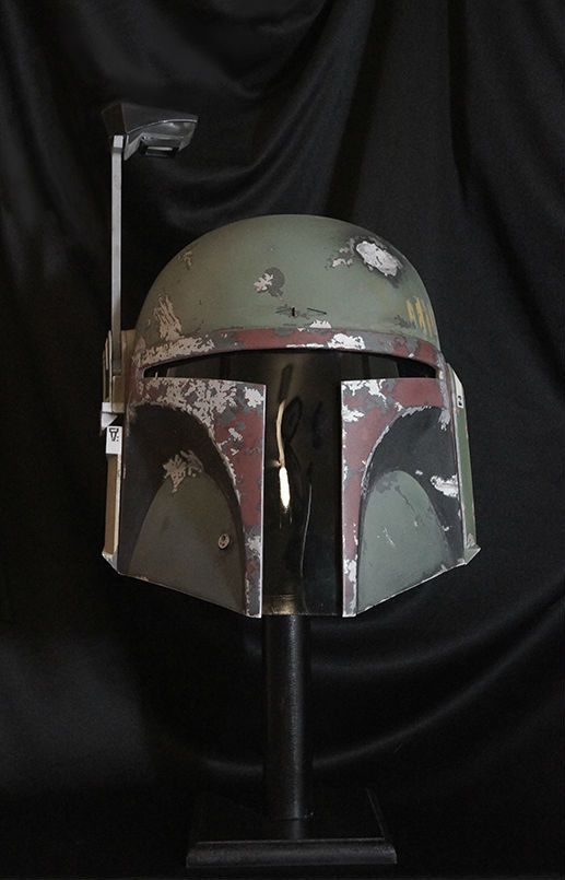 Final Boba Fett helmet paint-up. (Paint scheme is from "The Empire