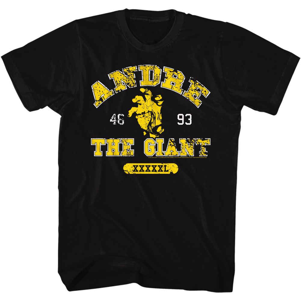 Andre the Giant Wrestler King of the Ring Mens T Shirt Heavyweight Powerslam Top