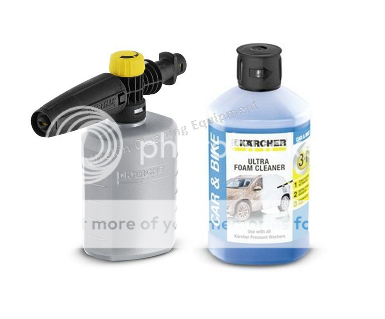 Karcher Ultra Foam Detergent Cleaner & Snow Foam Lance For Valeting 1 ...