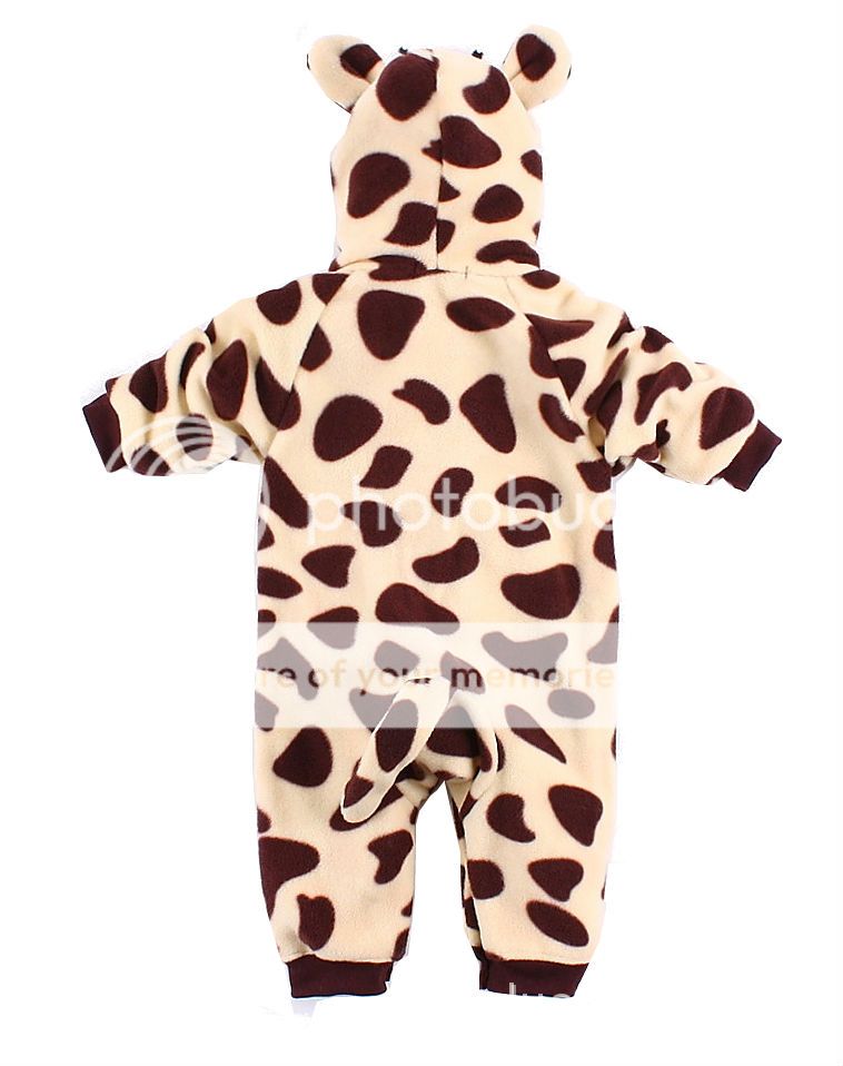 Baby Girl Clothes Boy Costume Animal Outfit Leopard Zebra Elephant Rabbit