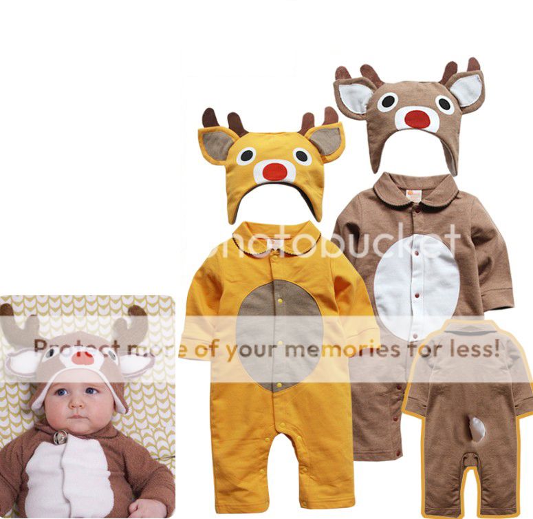 Chritmas Halloween Baby Costume Boy Girl Clothes Animal Dinosaur Panda 3 18M