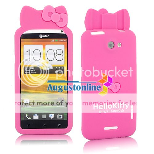 Cute Hello Kitty Silicone soft Skin Case Cover For HTC One X S720e Hot 
